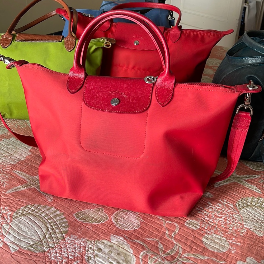 ❤️ Modele Depose Le Pliage super tote in dynamic red 🍎 - Picture 2 of 10